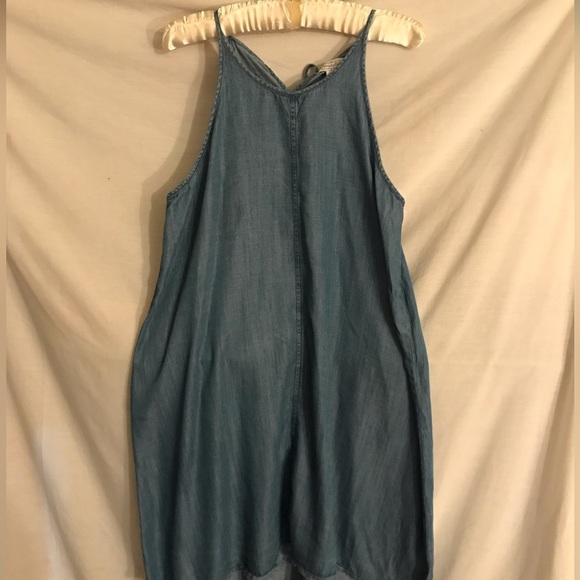 Mud Pie Light Denim Shift Style Dress Size Medium - Picture 1 of 5